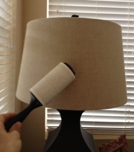 how to dust a lampshade