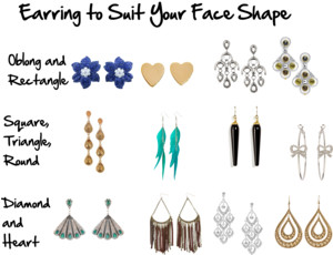 earrings to suit your face shape