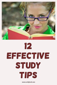 12 effective study tips pin