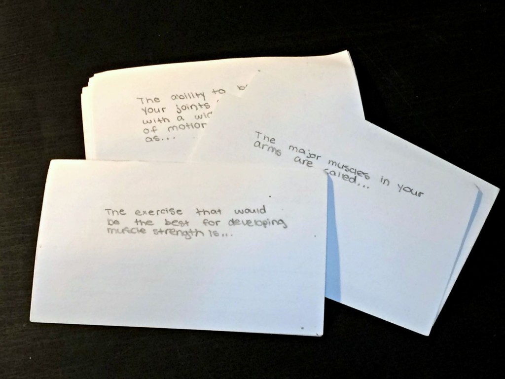 12 effective study tips flash cards