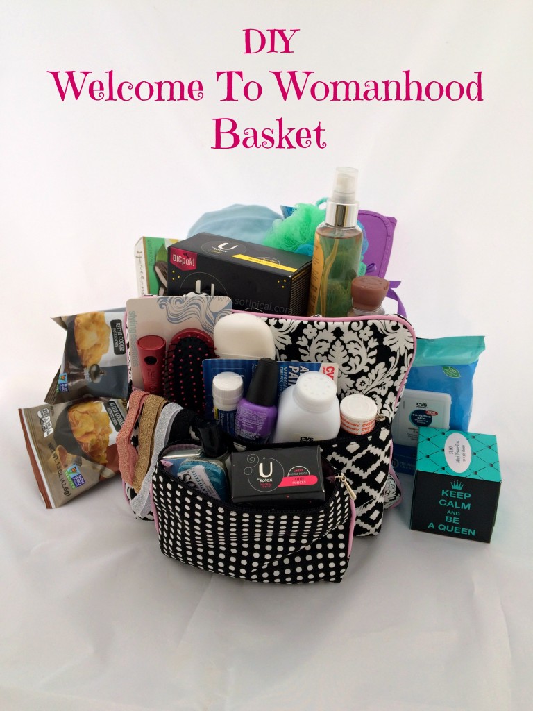 diy welcome to womanhood basket