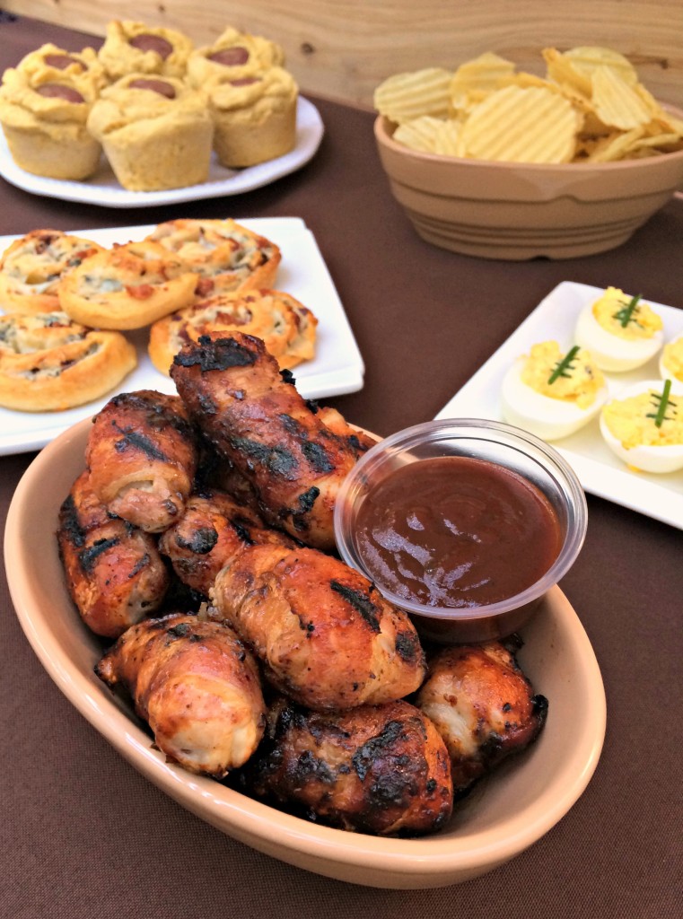 ultimate grilled chicken bombs table