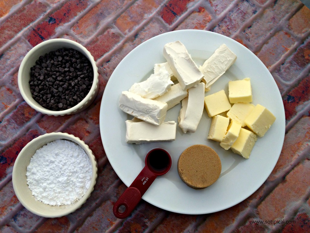 chocolate chip cheesecake dip ingredients