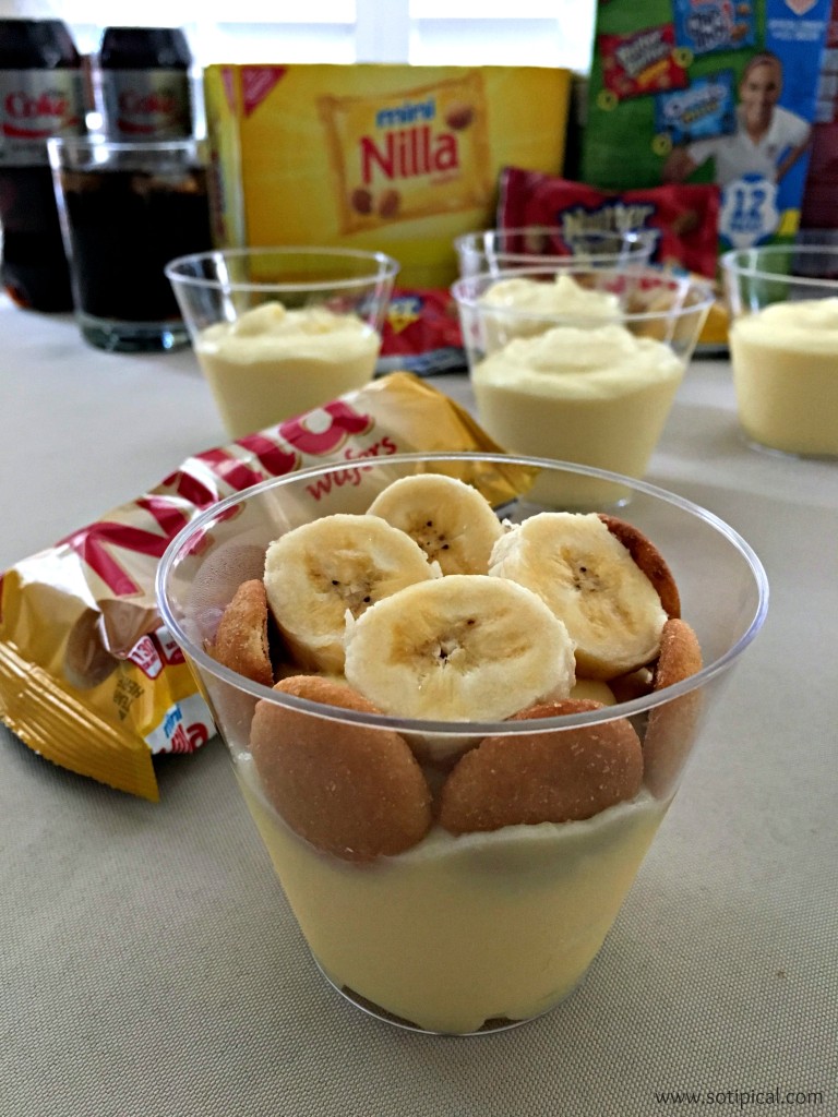 easy banana pudding assemble