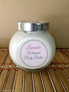 lavender whipped body butter
