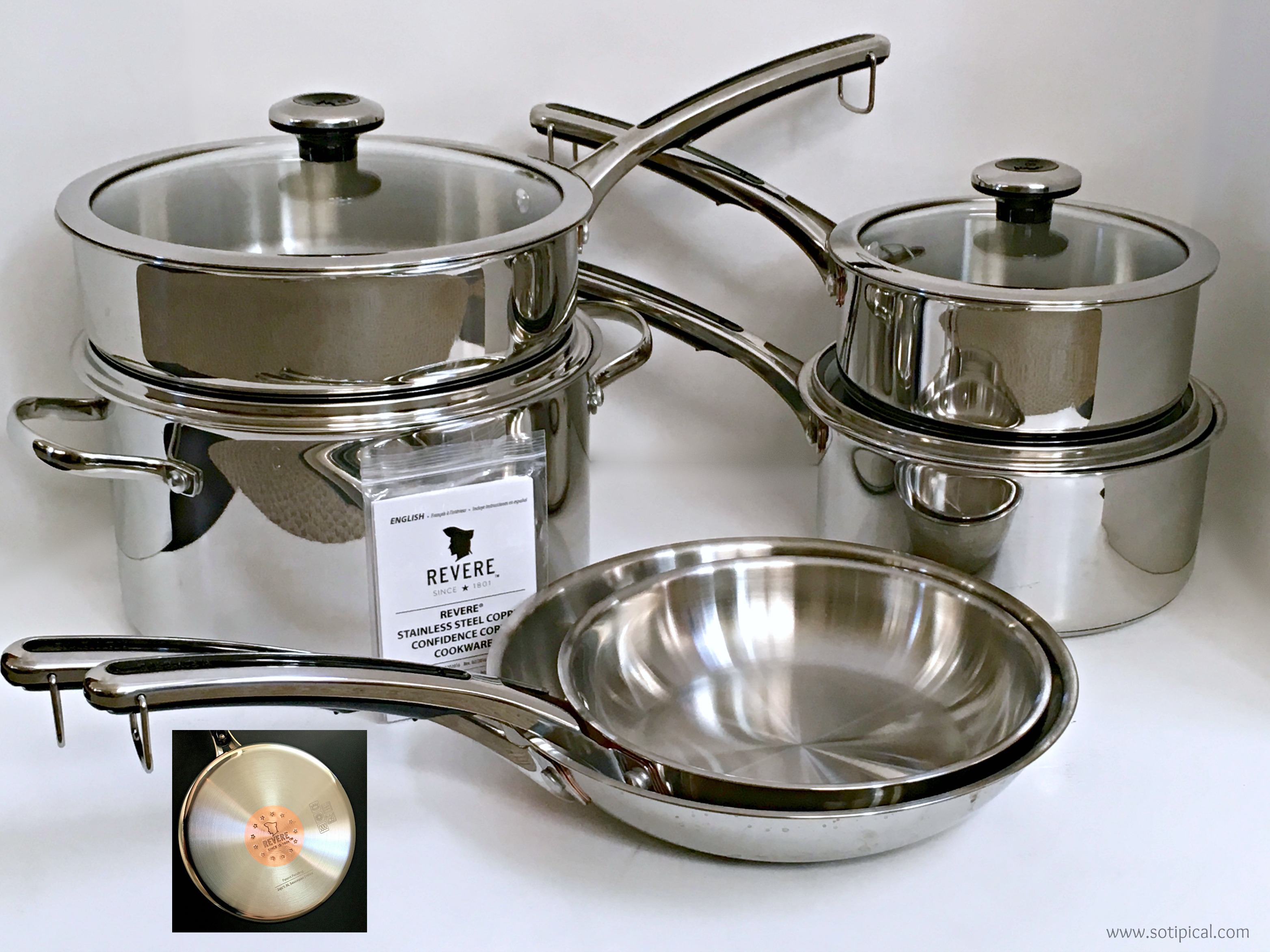 Revere 10 in Cookware Sets