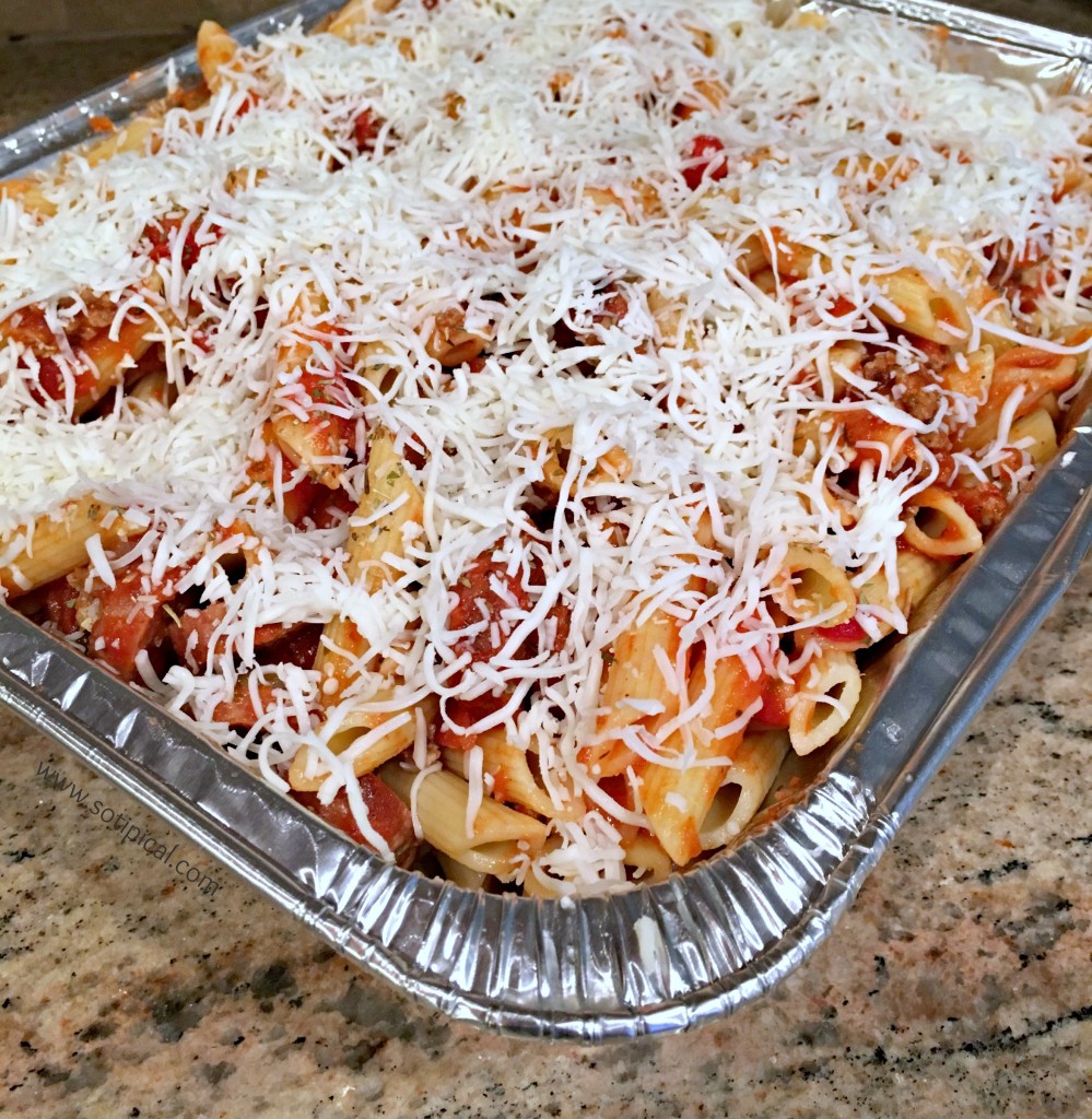 Baked Ziti with meat