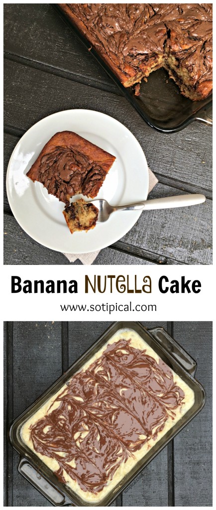 Banana Nutella Cake - So TIPical Me