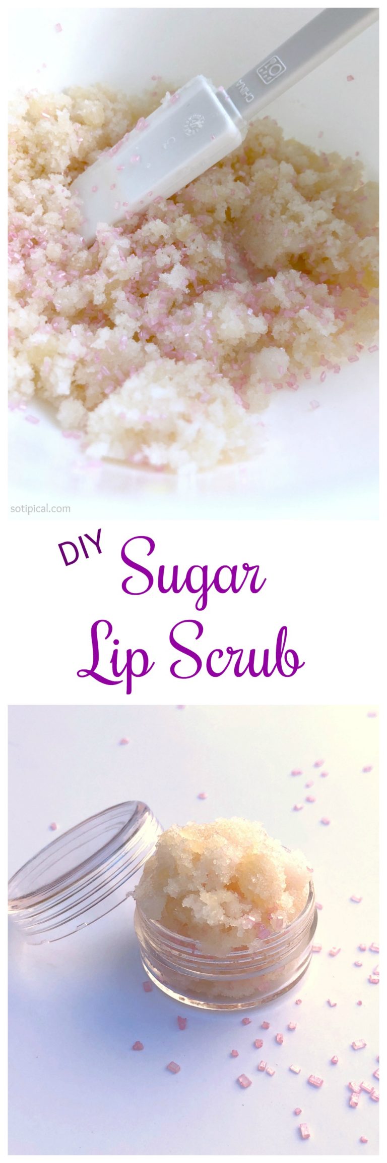 DIY Sugar Lip Scrub So TIPical Me