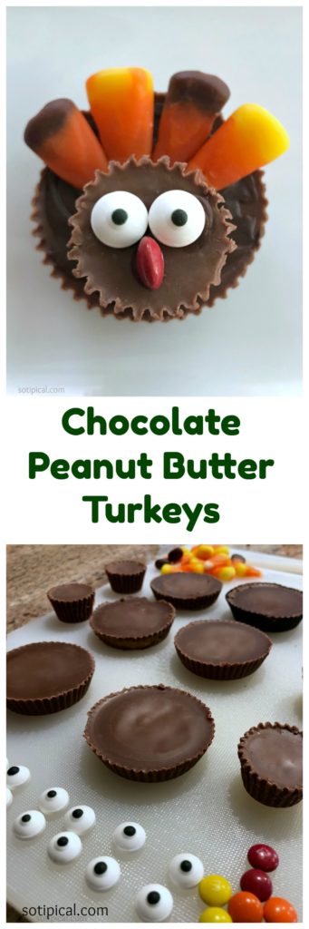 chocolate peanut butter turkeys