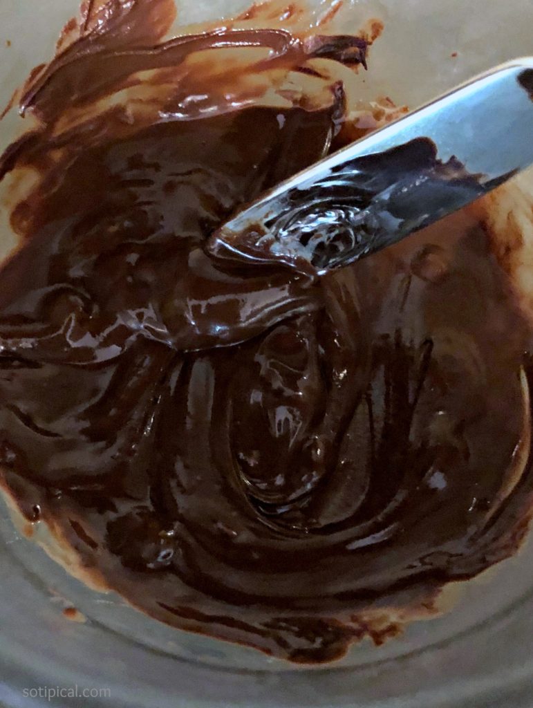 melted chocolate chips So TIPical Me